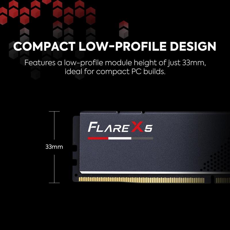 Memória RAM G.SKILL Flare X5 DDR5 16 GB 6000 MT/s CL30 AMD EXPO